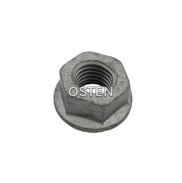 Porca sextavada com flange
